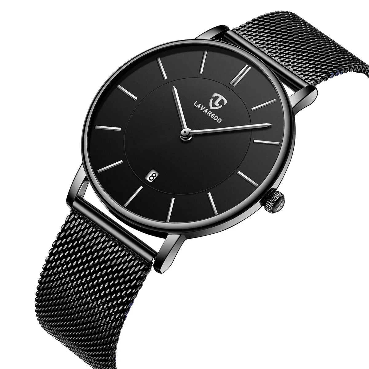 Men Watches Fashion Minimalist Quartz Watch for Men Analog Waterproof Watches with Stainless Steel Mesh Band Gift for Man