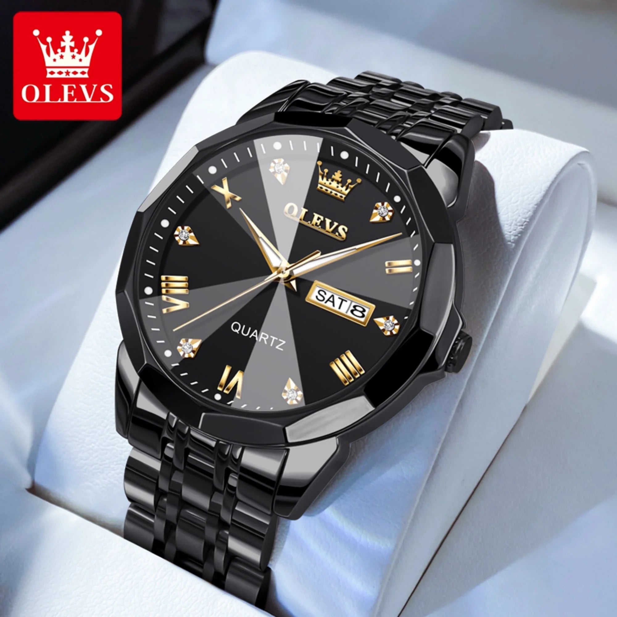 Watches for Men Business Dress Analog Quartz Two Tone Gold Plated Stainless Steel Classic Waterproof Luminous Date Casual Mens Wrist Watches Reloj Para Hombre