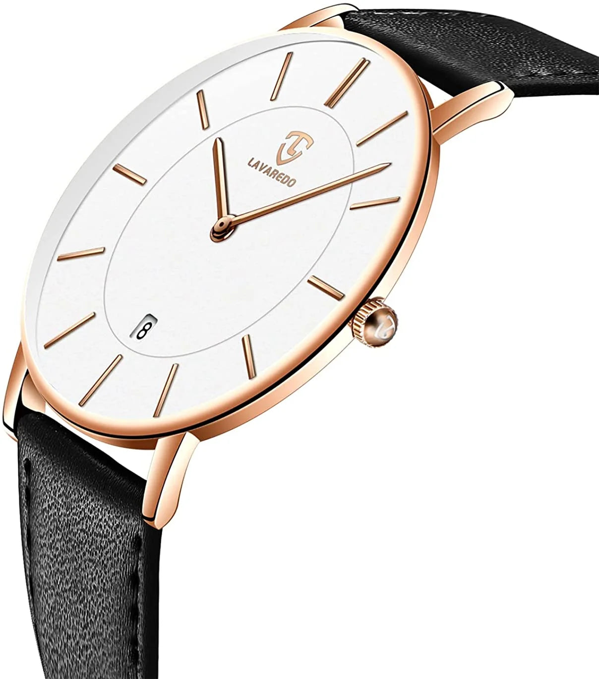 Mens Watches Fashion Quartz Men'S Watches Ultra Thin Minimalist Wristwatches with Leather Strap Gift for Man Father'S Day Gifts